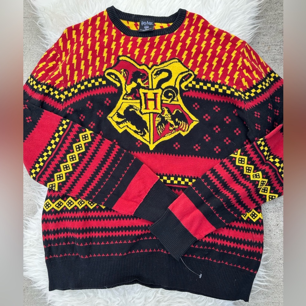 HARRY POTTER Wizarding World Happy Christmas SWEATER Size XL Kohl's Fifth